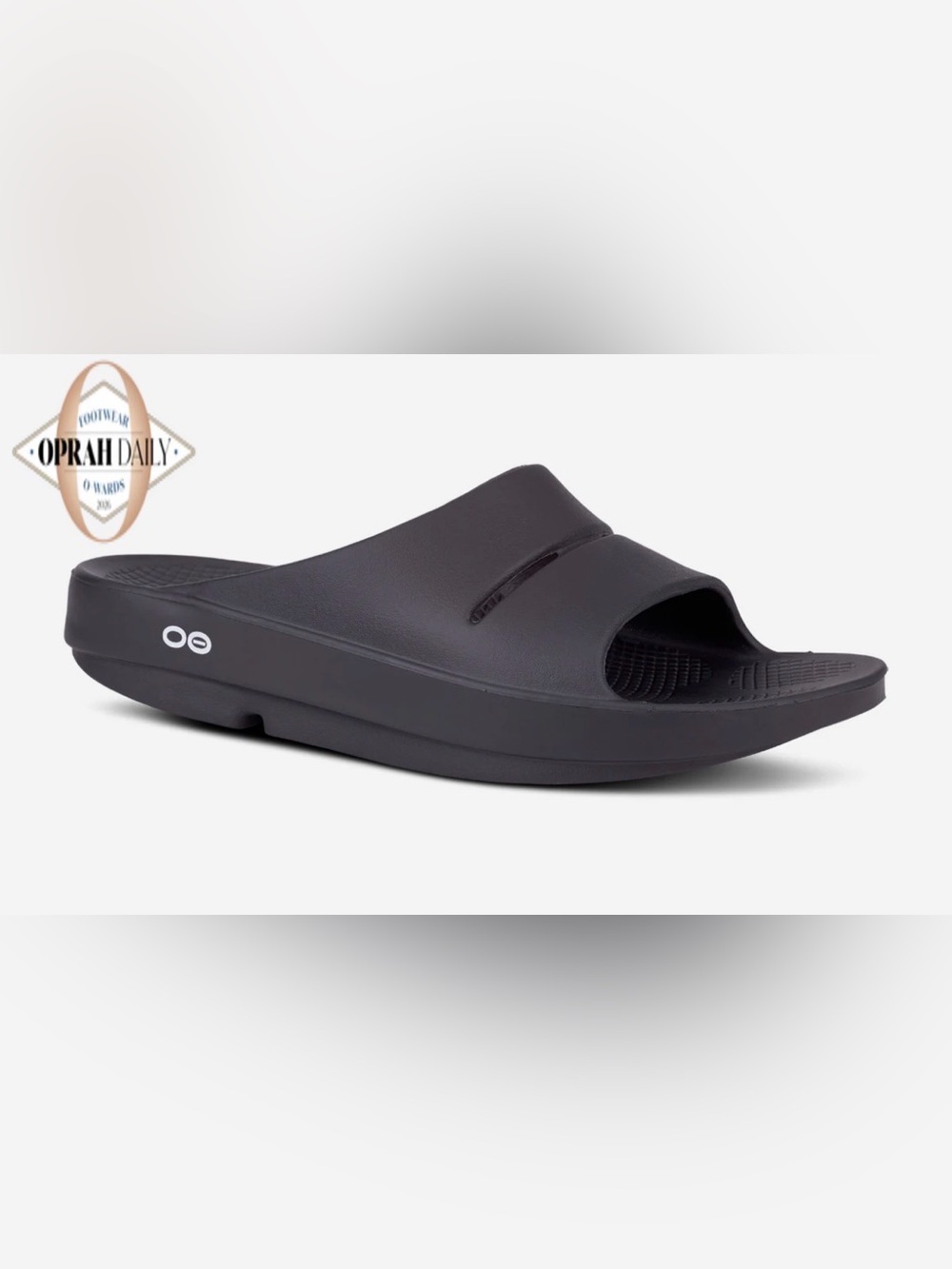 OOFOS Women's Slide Sandal - Black